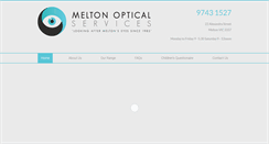 Desktop Screenshot of meltonoptical.com.au