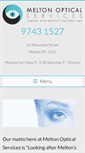Mobile Screenshot of meltonoptical.com.au